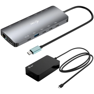 i-tec Metal USB-C Nano 3x Display Dock, 2x HDMI, 1
