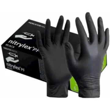 Vienreizējie gumijas cimdi Nitrylex PF S, 100 gaba