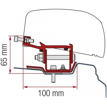 Adapter Fiamma 2 pcs., for F40van, left and right 