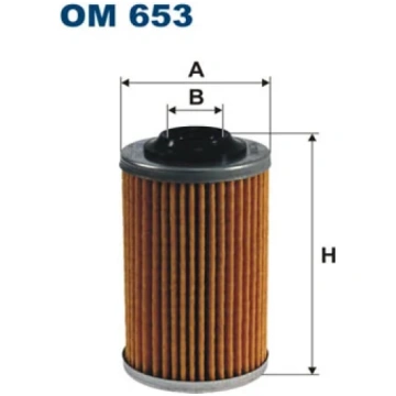 FILTRON Eļļas filtrs OM 653