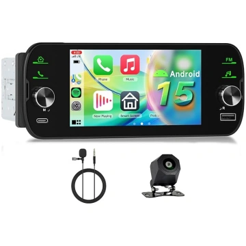 【4+64G】 Hodozzy Wireless Carplay Android 1 Din Aut