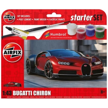 Airfix - Bugatti Chiron dāvanu komplekts, 1/43, A5