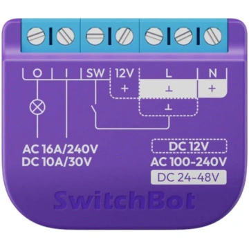 Intelligent SwitchBot Relay Switch 1 with voltage-