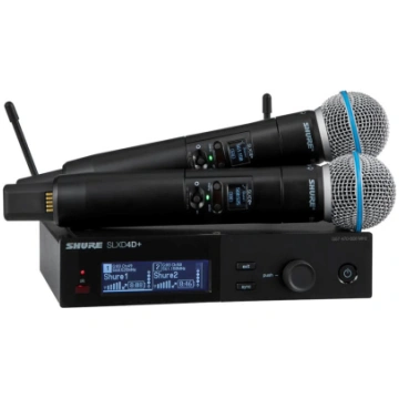 Shure SLXD24D+E/B58 - Podwójny system bezprzewodow