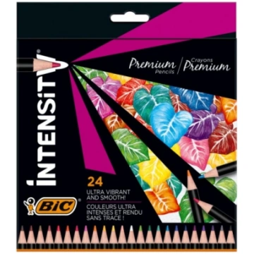 Bic Krāsainie zīmuļi Intensity 24 krāsu komplekts 