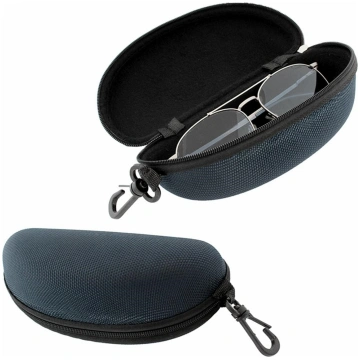 Cietais briļļu futrālis, Tumši zils - glasses case