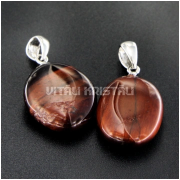 Buļļa acs kulons 1.7*2.5cm