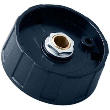 Knob; without pointer; ABS; Øshaft: 6mm; Ø40x15.5m