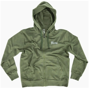 Sweatshirt Fairtex FHS22 with Green hood