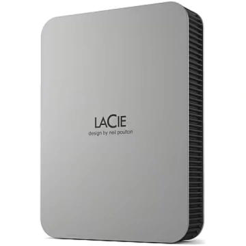 Lacie Mobile Drive V2, 5TB, Moon Silver (STLP50004