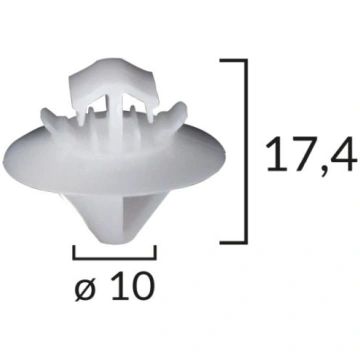 Tapsējuma podziņa ROM C40338 ROMIX