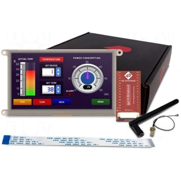 Display: TFT | 7" | 800x480 | 8MBRAM,16MbFLASH | 5