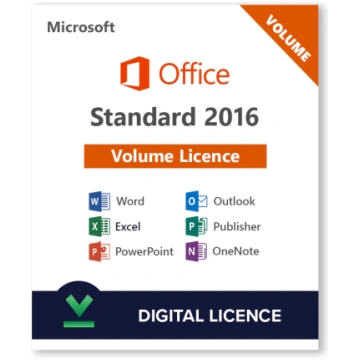 Microsoft Office 2016 Standart apjoma digitālā lic