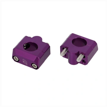 Handlebar Clamps 28mm Doppler aluminum purple CGN5