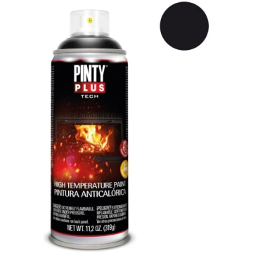 Karstumizturīga melna aerosola krāsa 400ml PintyPl