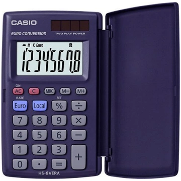 Casio HS-8VERA Euro Calculator ( HS 8VERA 81-11002