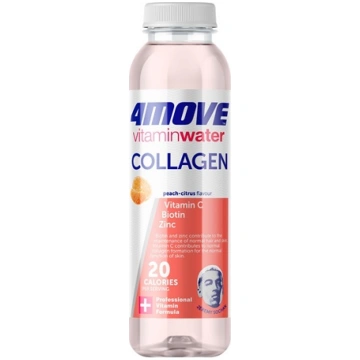 Vitamīnu ūdens 4MOVE Collagen ar cinku un saldināt