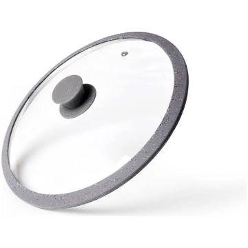 Stikla vāks ARCADES 20 cm, pelēks Fissman 9921