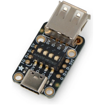 USB Type-A to USB Type-C Converter with DIP Switch
