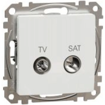 TV/SAT ligzda, Sedna Design & Elements, caurejoša,