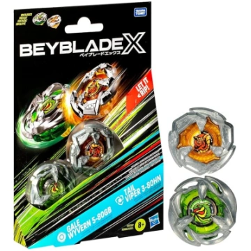 Hasbro Beyblade X Gale Wyvern 5-80GB un Tail Viper