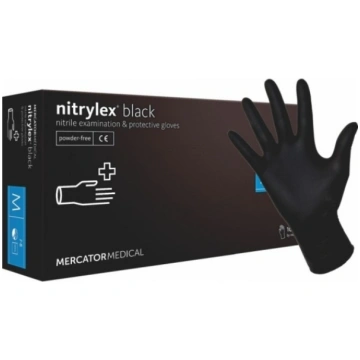 NITRYLEX PF BLACK - nitrila cimdi XL N100