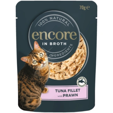 ENCORE POUCH TUNA FILLET WITH PRAWN 70G