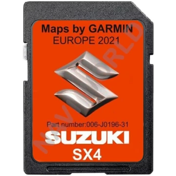 Suzuki Garmin Sat Nav SD karte Eiropa 2022