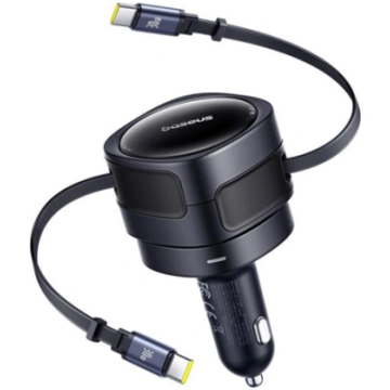 Baseus Enjoyment Max 2x USB-C Kabeļi Auto lādētājs