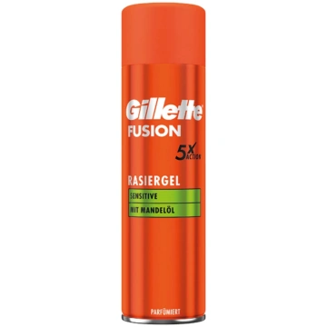 Gillette Fusion skūšanās želeja 200ml jutīgai ādai