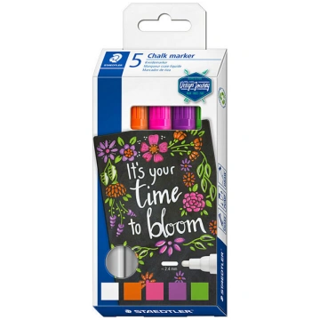Staedtler Chalk Marker 344 Ast Pack 5