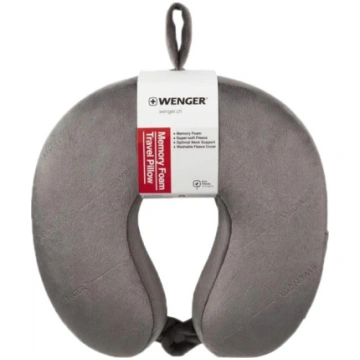 Ceļojumu spilvens Wenger Memory Foam, pelēka krās.