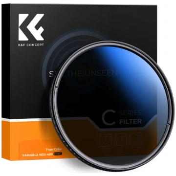 K&F Concept K&F 77MM, True Color Variable ND2ND400