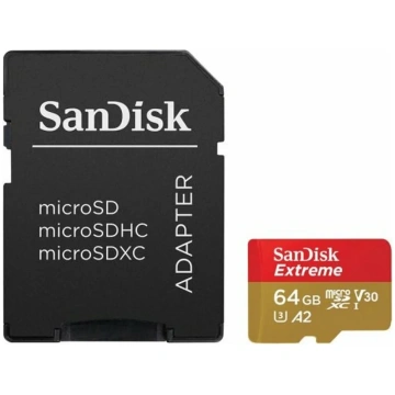 SanDisk Extreme 64 GB microSDXC Speicherkarte Kit 