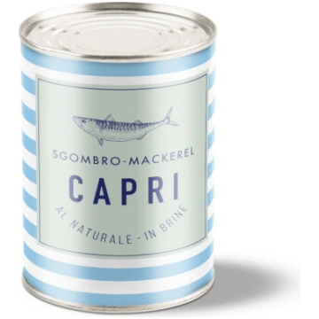 Makrele (skumbrija) savā sulā CAPRI Scombro, 425g