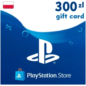 PSN karte 300 PLN (Polija) - PlayStation dāvanu ka