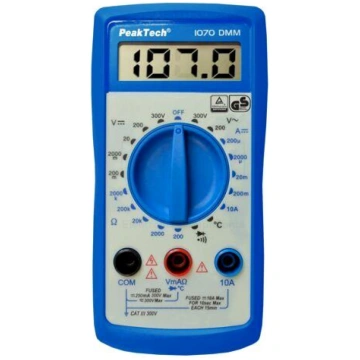 Digital multimeter | LCD | 3,5 digit (2000) | VAC: