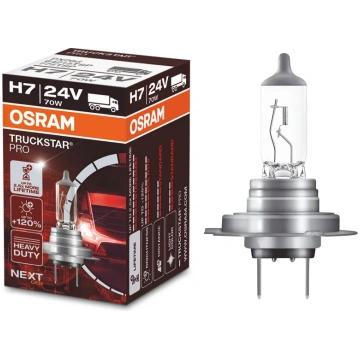 OSRAM TRUCKSTAR PRO 24V H7 (kastē) OSRAM - lampas 