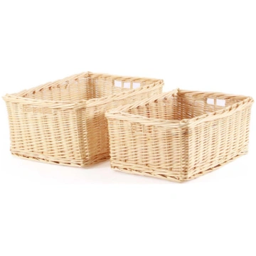 SET 2 CESTE RETTANGOLARI EXTRA Arredo Giunco