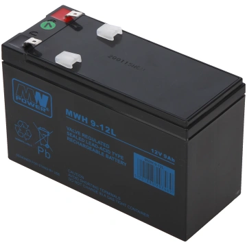 AKUMULATORS 12V/9AH-MWH MW POWER