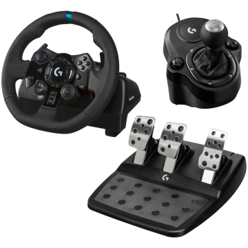 Logitech G923 un Shifter komplekts (PC/PS4/PS5) sa