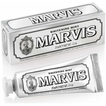 MARVIS Whitening Mint balinošā zobu pasta ar pipar