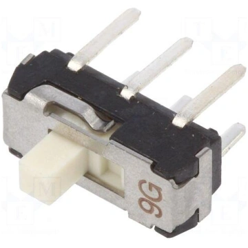 Switch: slide | Pos: 2 | DPDT | 0.2A/12VDC | ON-ON