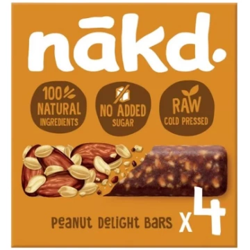 NAKD Peanut Delight 35g batoniņš, 4 gab
