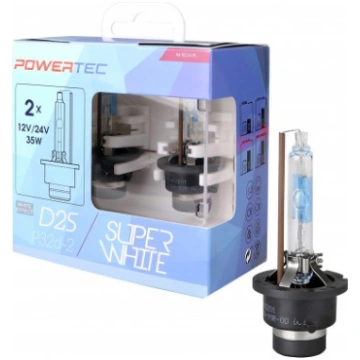 Ksenons Powertec SuperWhite D2S (2 Gab) PTZSWD2S-D