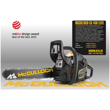 Benzīna Motorzāģis McCULLOCH CS 450 Elite Specifik