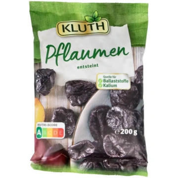 Žāvētas plūmes bez kauliņiem KLUTH