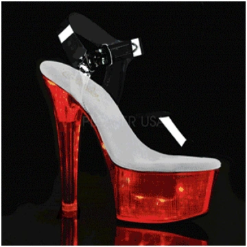 Transparent 15 cm FLASH-608CH led platform pole da