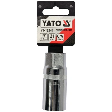 SPARK PLUG SOCKET 1/2" 21MM (YT-12541) Yato