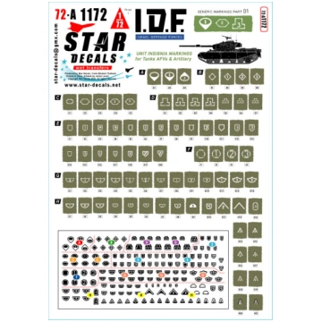 IDF Generic Markings # 1 - Israeli Brigade / Unit 